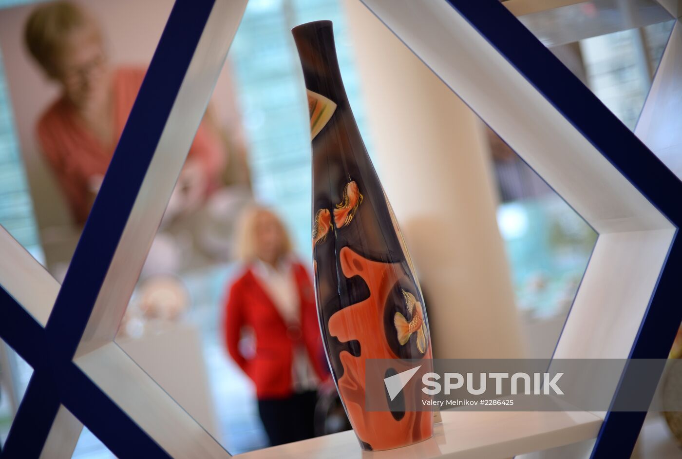 Opening of Images of Russia exhibition and sale