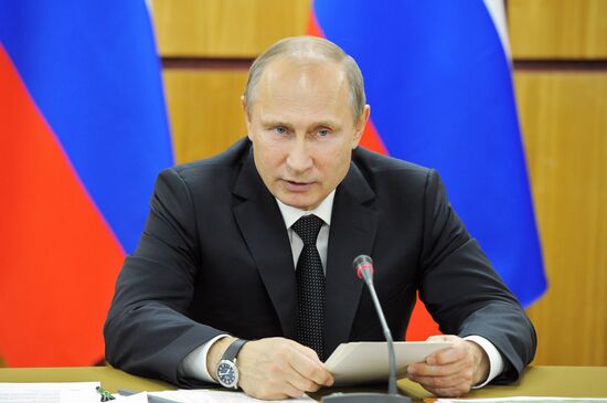 Vladimir Putin's working visit to Izhevsk