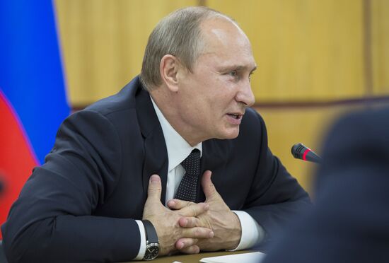 Vladimir Putin's working visit to Izhevsk