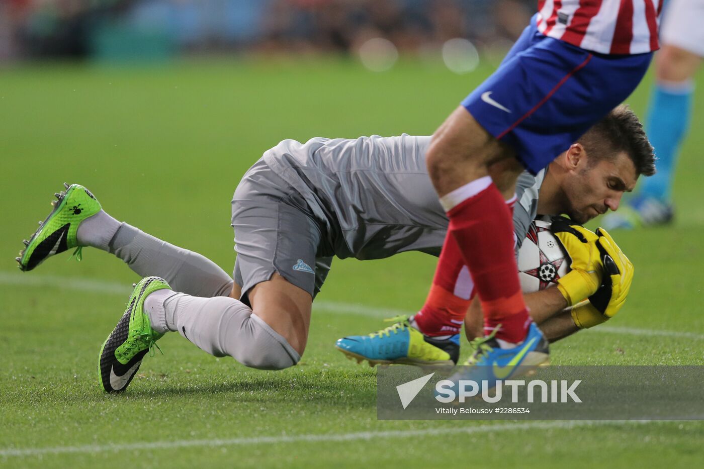 Football Champions League. Atletico - Zenit