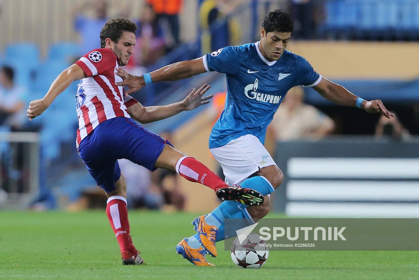 Football Champions League. Atletico - Zenit