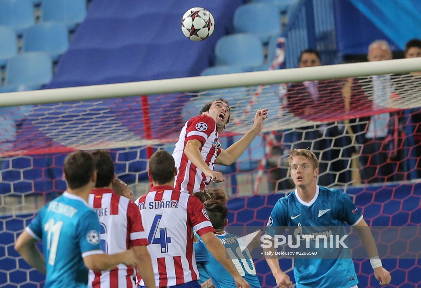 Football Champions League. Atletico - Zenit