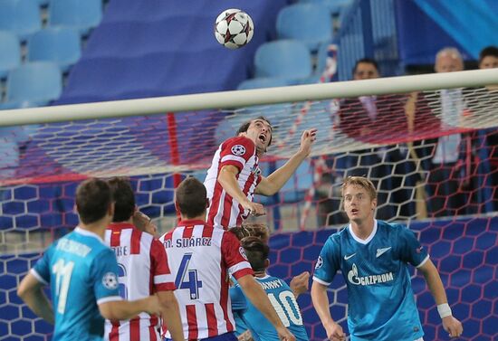 Football Champions League. Atletico - Zenit