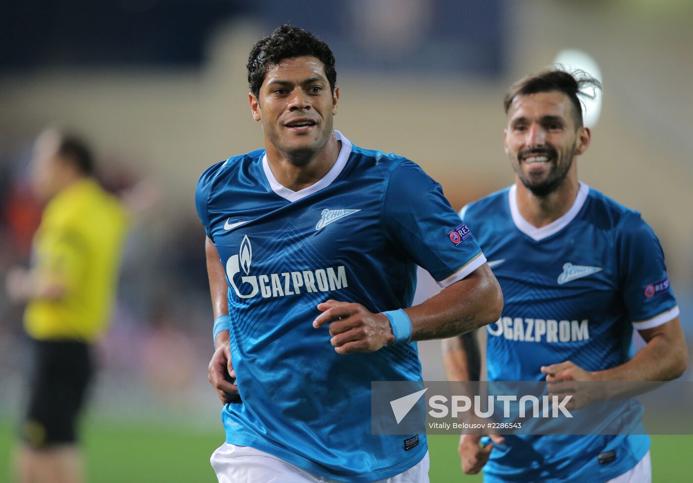 Football Champions League. Atletico - Zenit