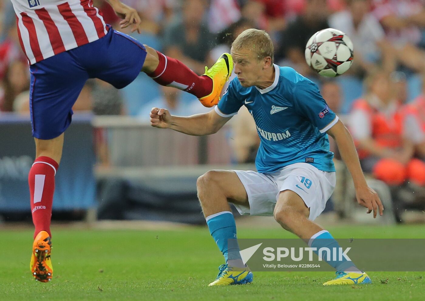 Football Champions League. Atletico - Zenit