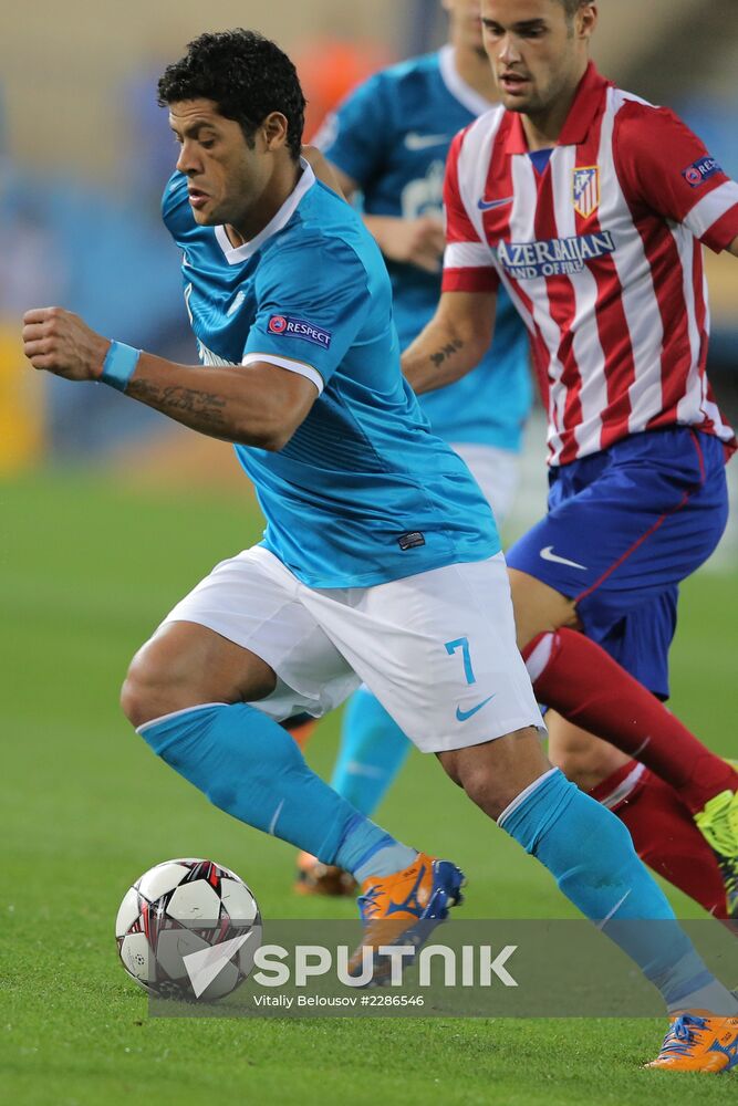 Football Champions League. Atletico - Zenit