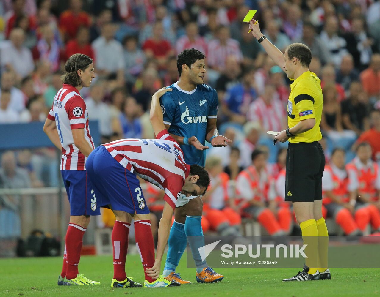 Football Champions League. Atletico - Zenit