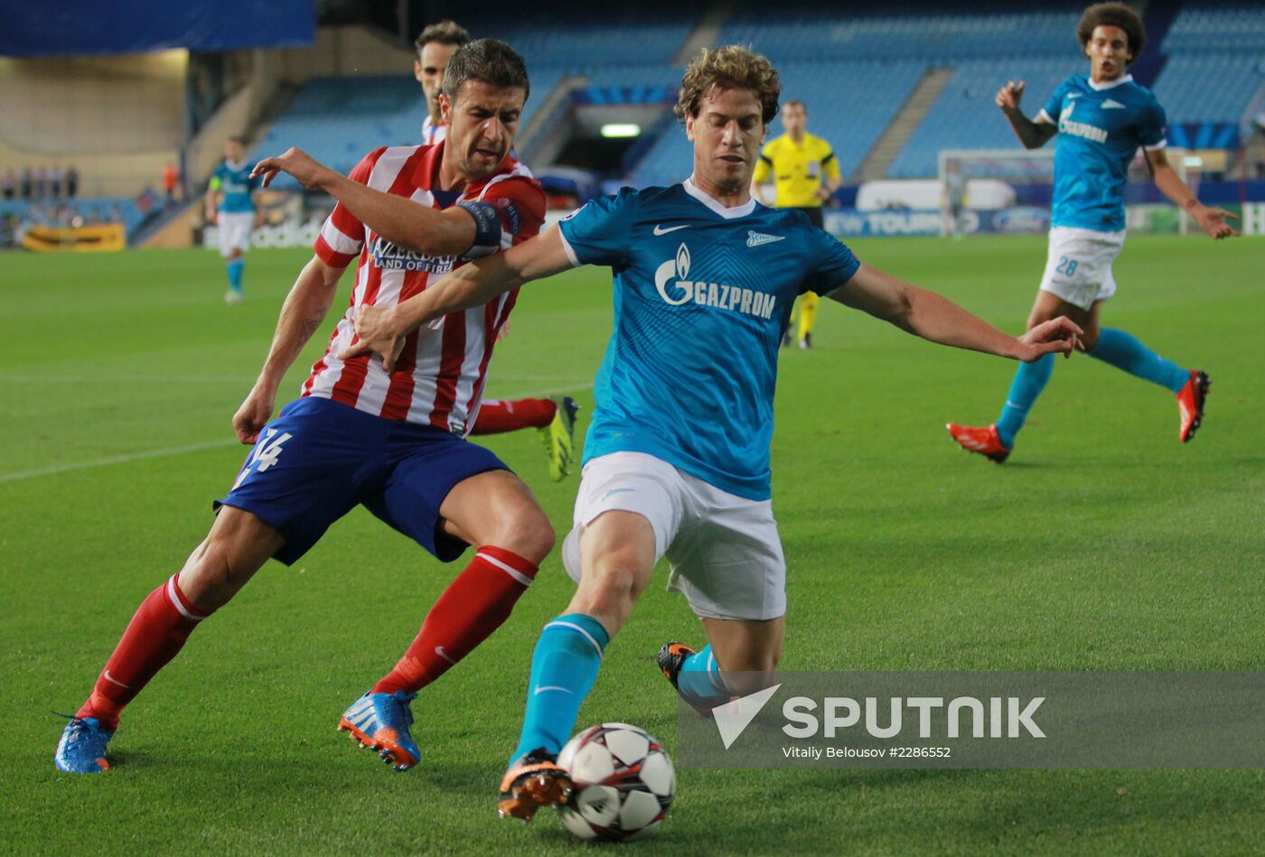 Football Champions League. Atletico - Zenit