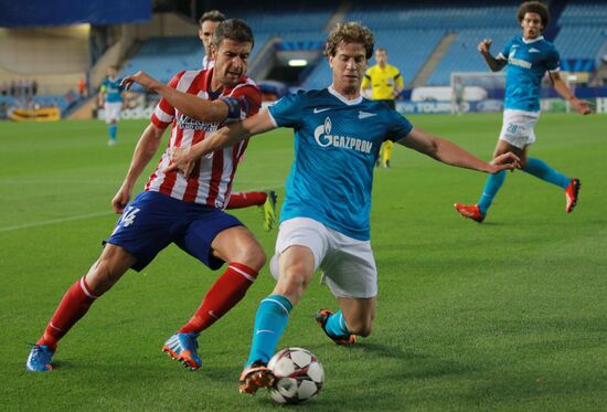 Football Champions League. Atletico - Zenit