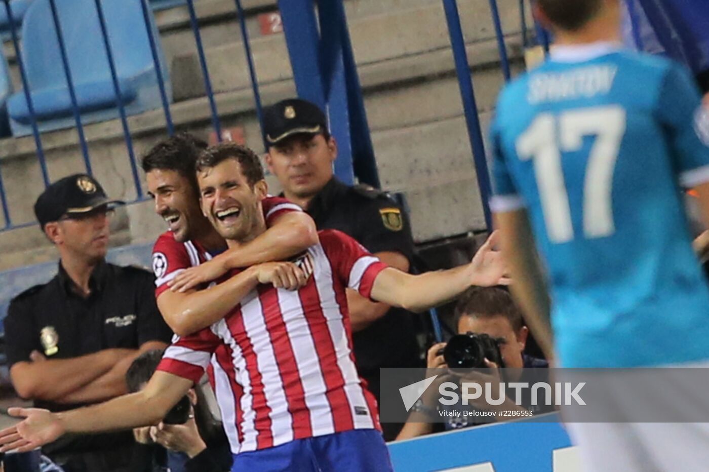 Football Champions League. Atletico - Zenit