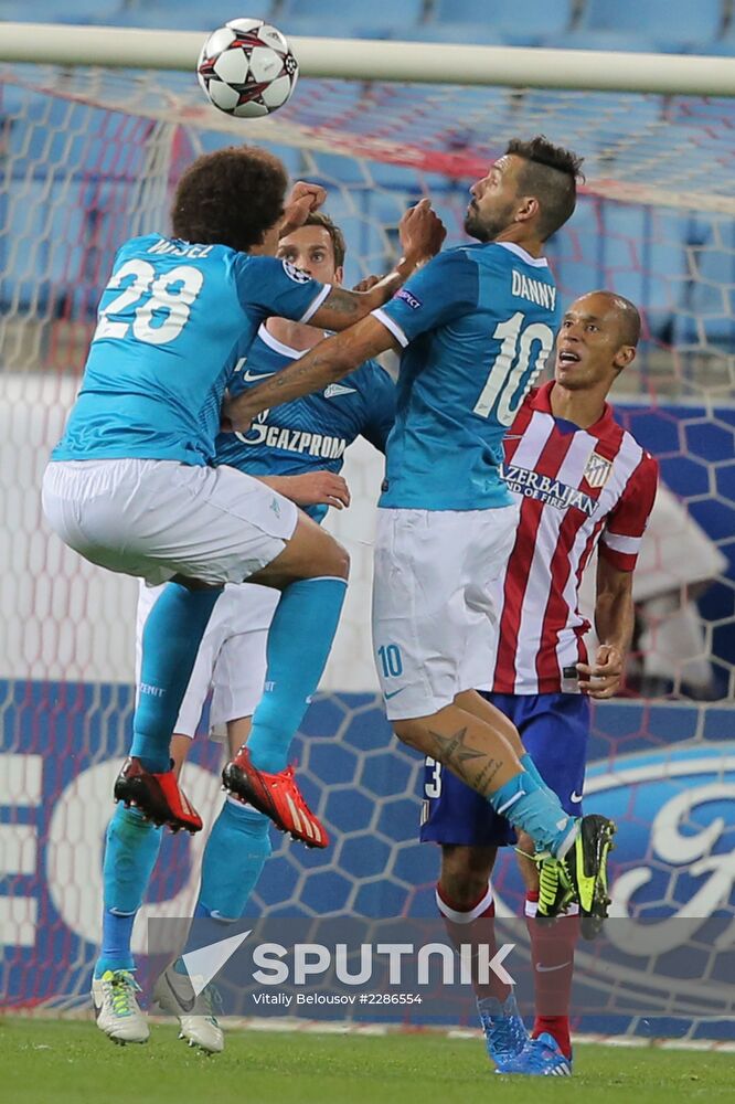 Football Champions League. Atletico - Zenit