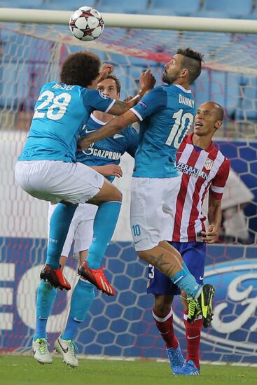 Football Champions League. Atletico - Zenit