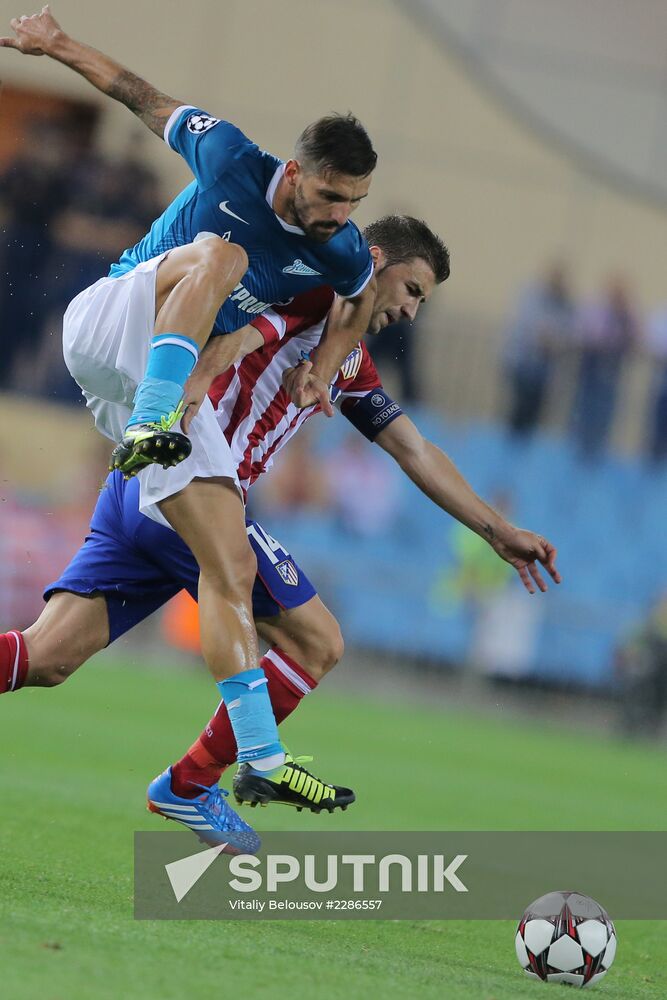 Football Champions League. Atletico - Zenit