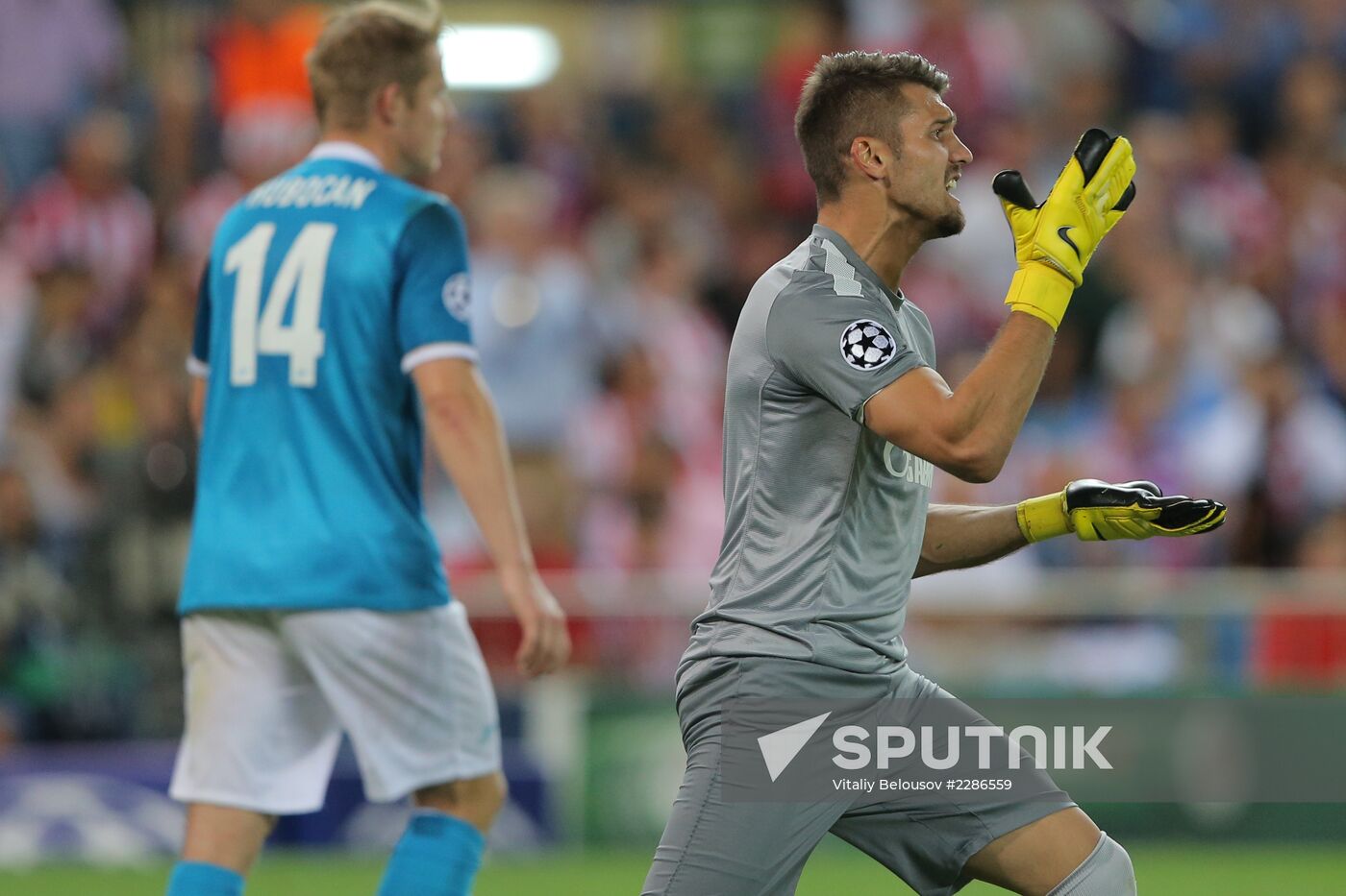 Football Champions League. Atletico - Zenit