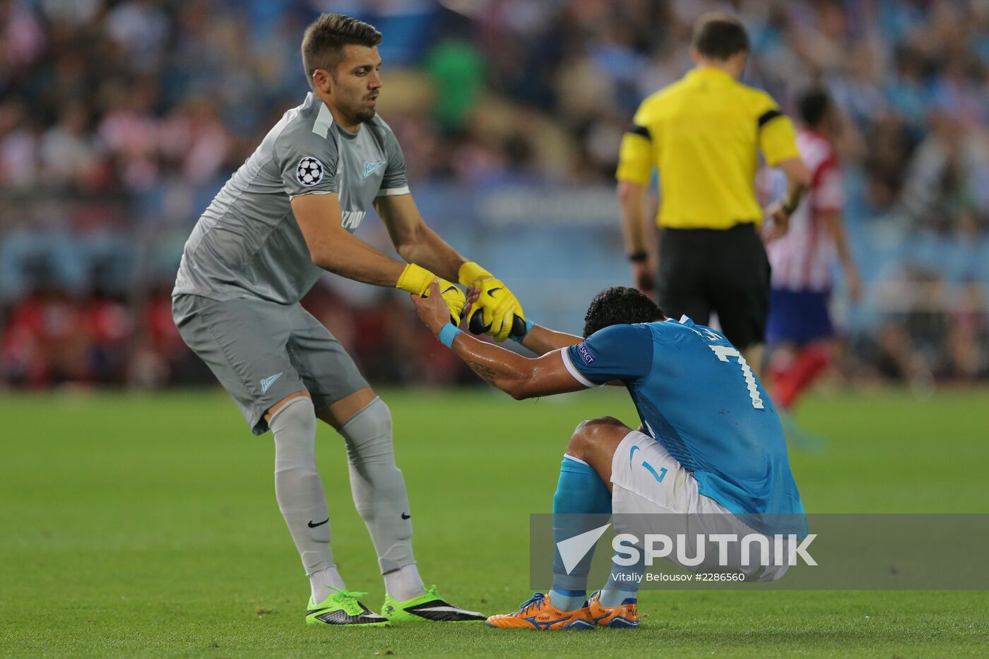 Football Champions League. Atletico - Zenit