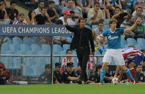 Football Champions League. Atletico - Zenit