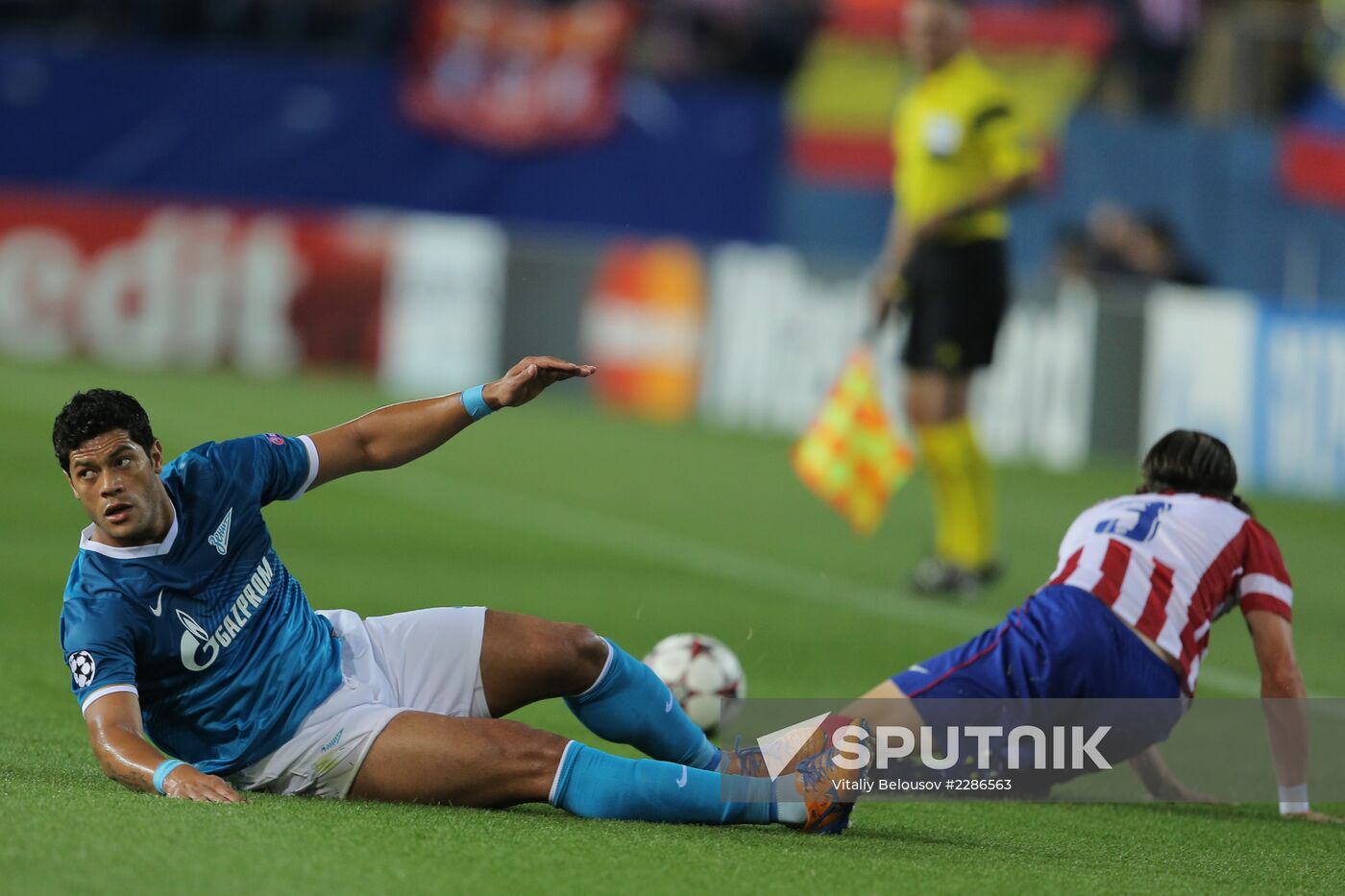 Football Champions League. Atletico - Zenit