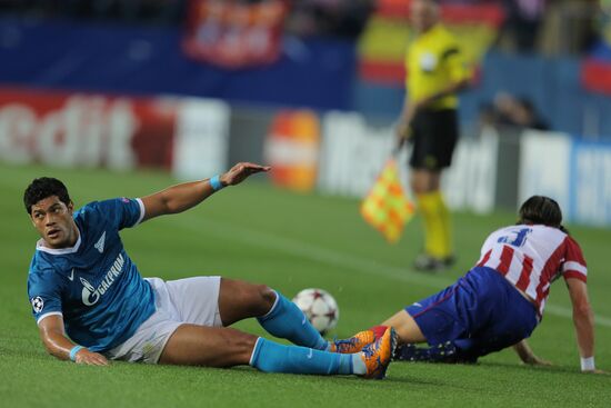 Football Champions League. Atletico - Zenit