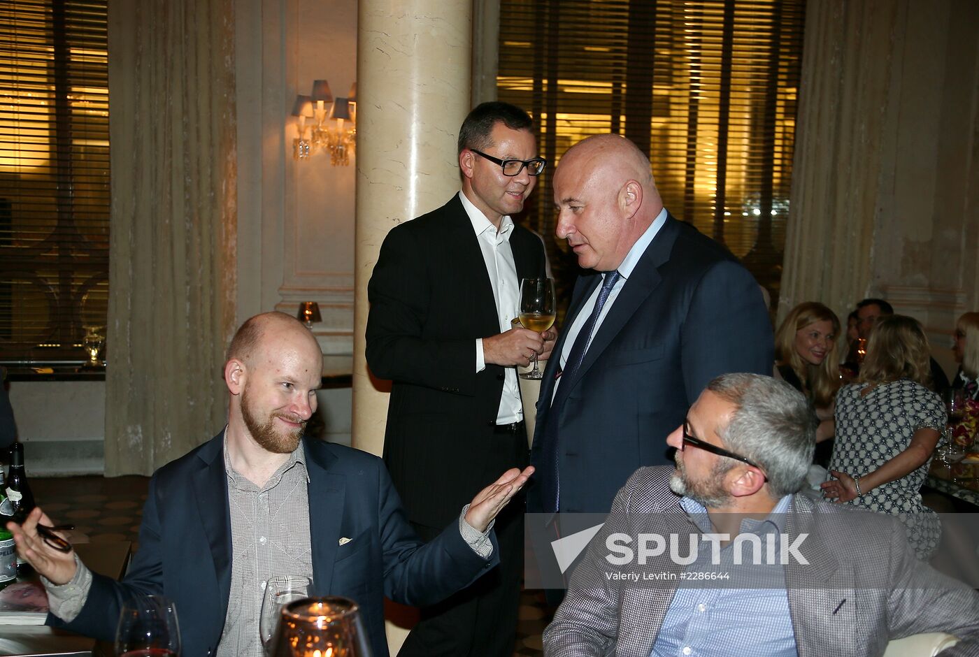 Vadim Zakharov's exhibition kick-off dinner