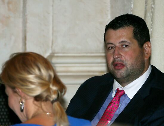 Vadim Zakharov's exhibition kick-off dinner