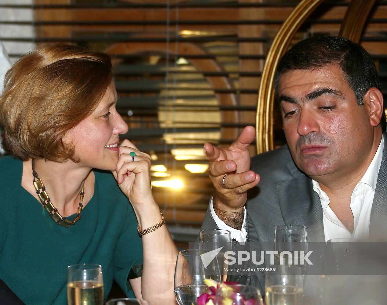 Vadim Zakharov's exhibition kick-off dinner