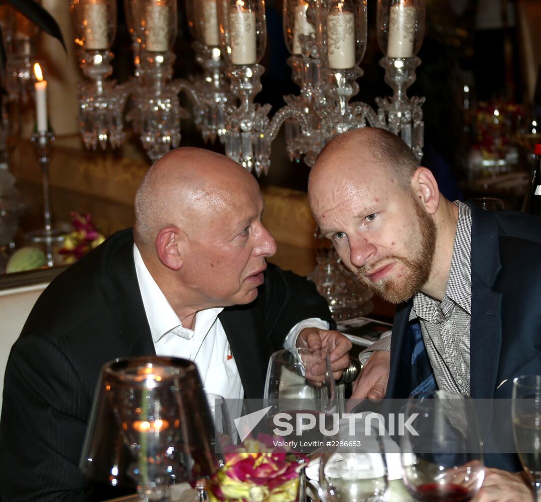 Vadim Zakharov's exhibition kick-off dinner