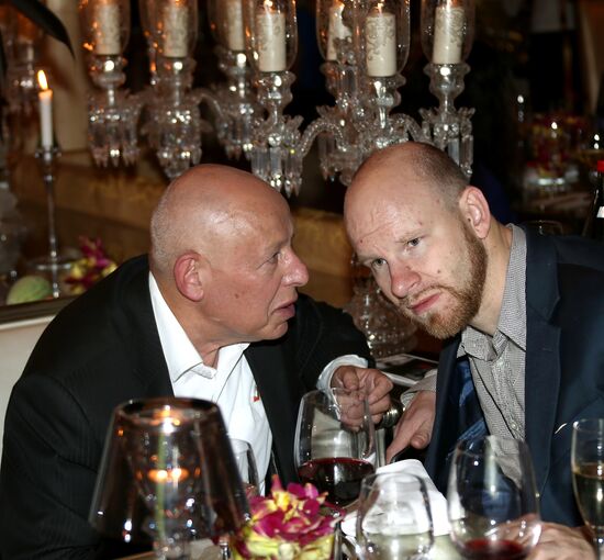 Vadim Zakharov's exhibition kick-off dinner