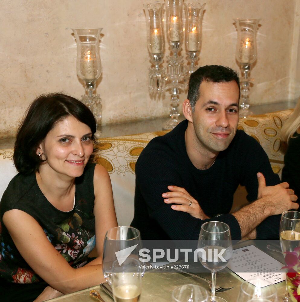 Vadim Zakharov's exhibition kick-off dinner