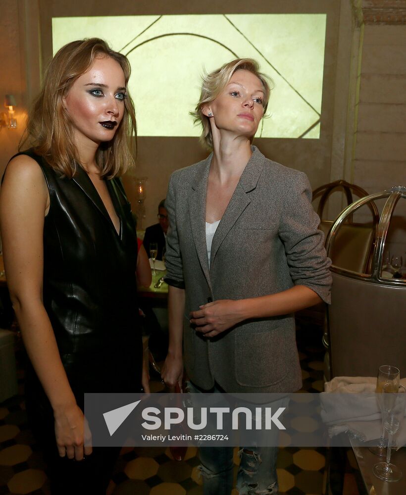 Vadim Zakharov's exhibition kick-off dinner