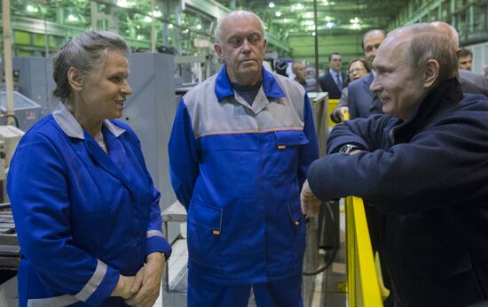 Vladimir Putin's working visit to Izhevsk