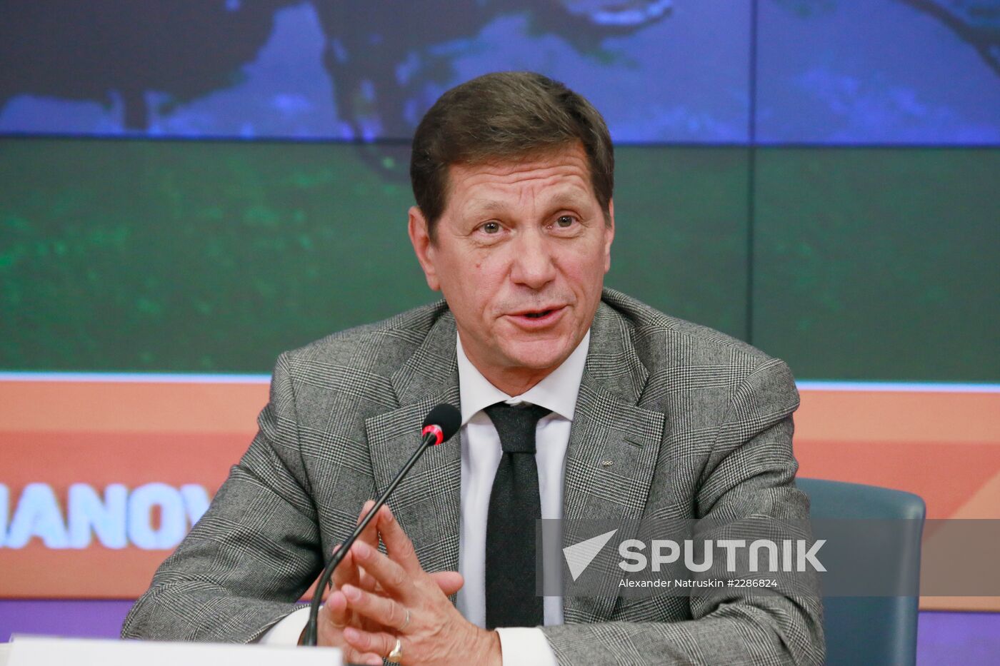 Press conference by ROC President Alexander Zhukov