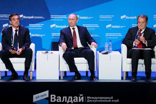 Svetlana Mironyuk at meeting of Valdai Discussion Club