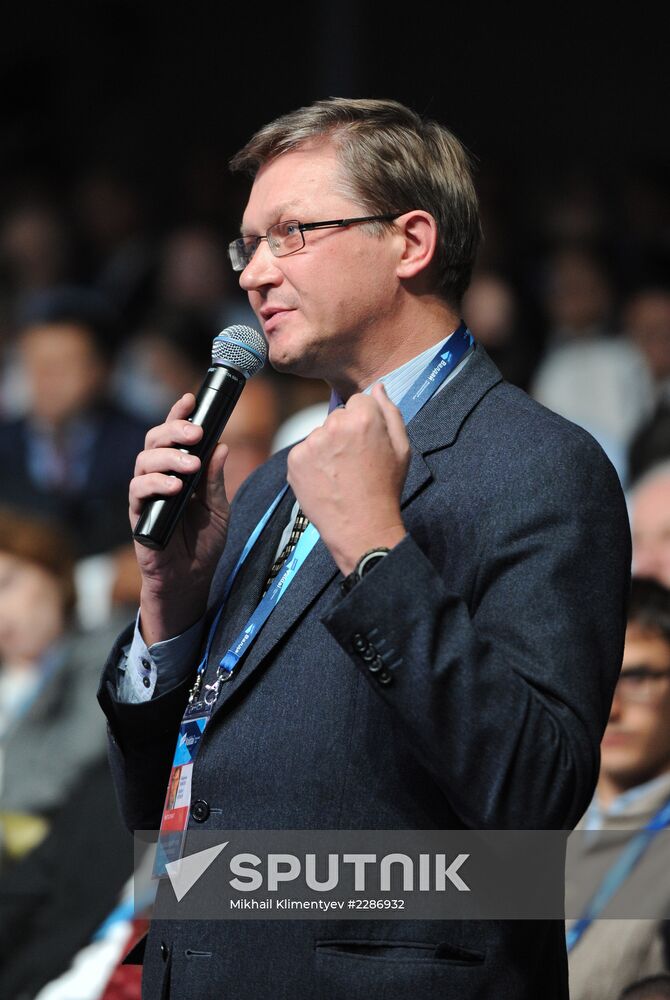 Svetlana Mironyuk at meeting of Valdai Discussion Club