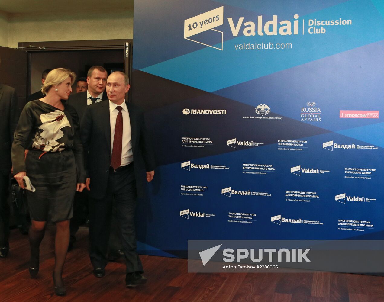 Svetlana Mironyuk at meeting of Valdai Discussion Club