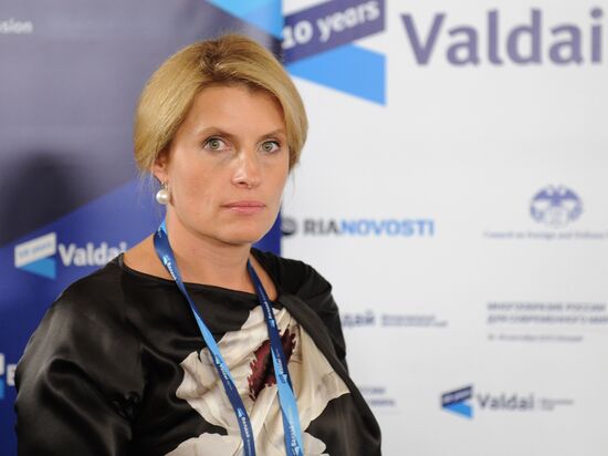 Svetlana Mironyuk at meeting of Valdai Discussion Club