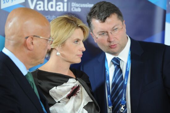 Svetlana Mironyuk at meeting of Valdai Discussion Club