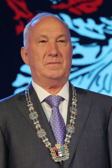 Inauguration of Khabarovsk Mayor Alexander Sokolov