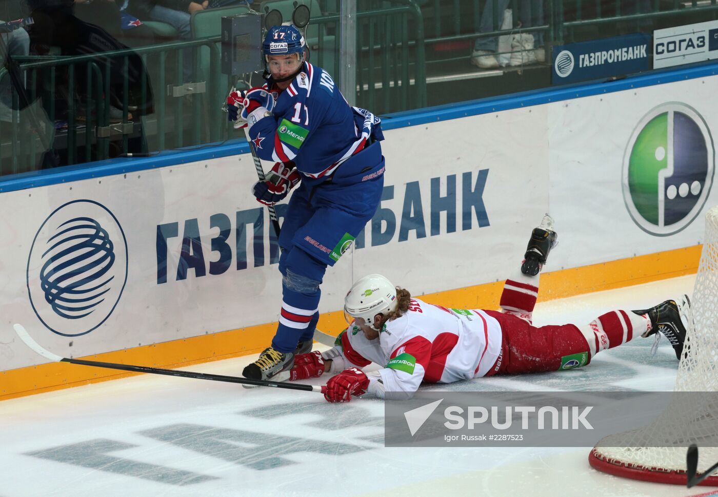 Kontinental Hockey League. SKA vs. Spartak
