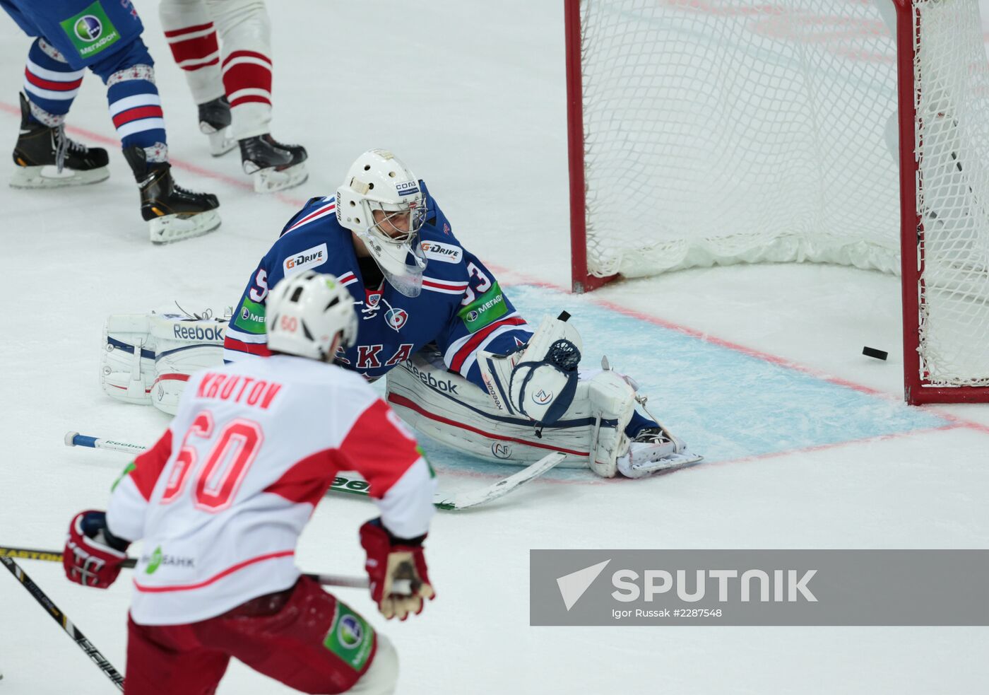Kontinental Hockey League. SKA vs. Spartak