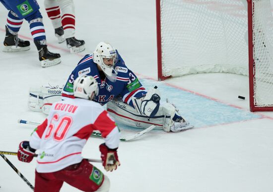 Kontinental Hockey League. SKA vs. Spartak