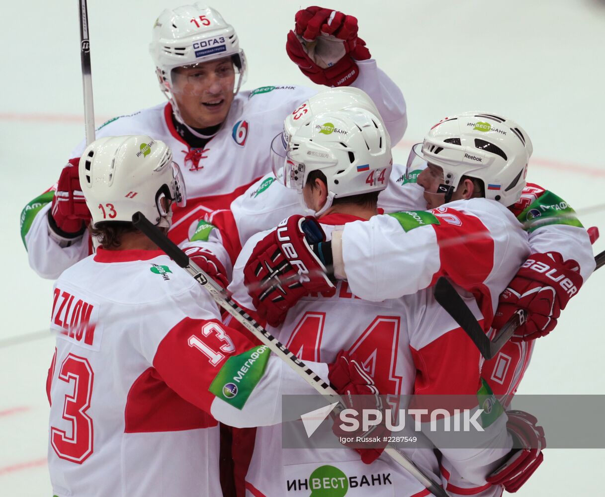 Kontinental Hockey League. SKA vs. Spartak