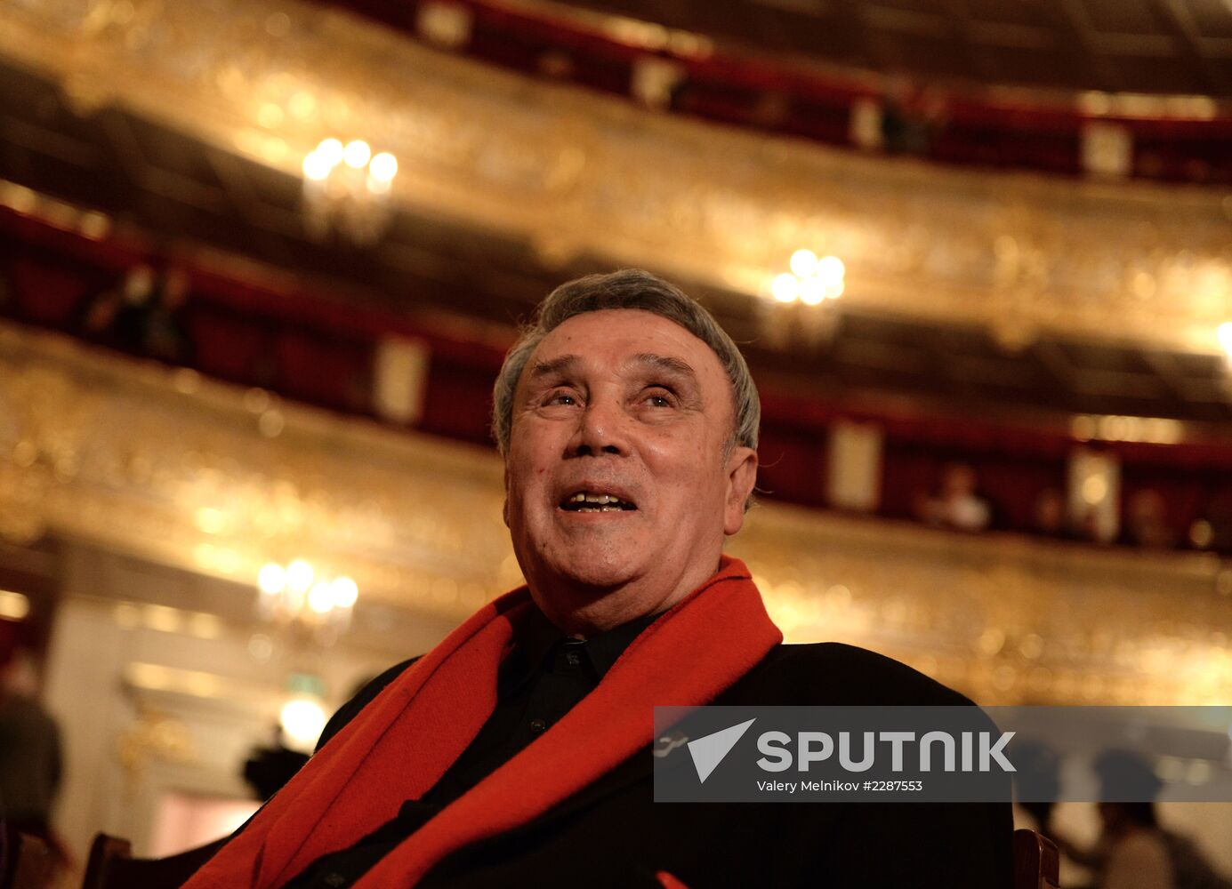 Dress rehearsal of ballet "Paquita" at Bolshoi Theatre