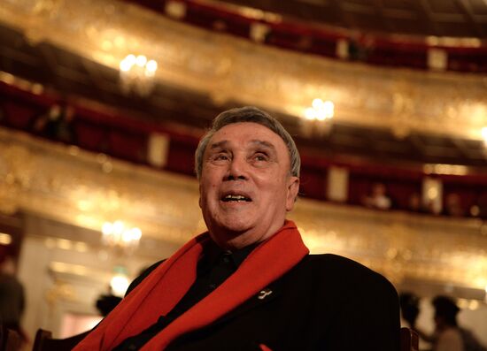 Dress rehearsal of ballet "Paquita" at Bolshoi Theatre