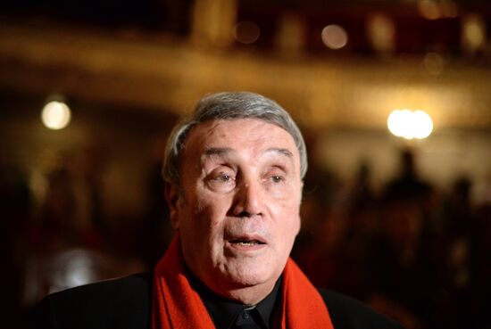 Dress rehearsal of ballet "Paquita" at Bolshoi Theatre