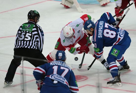 Kontinental Hockey League. SKA vs. Spartak