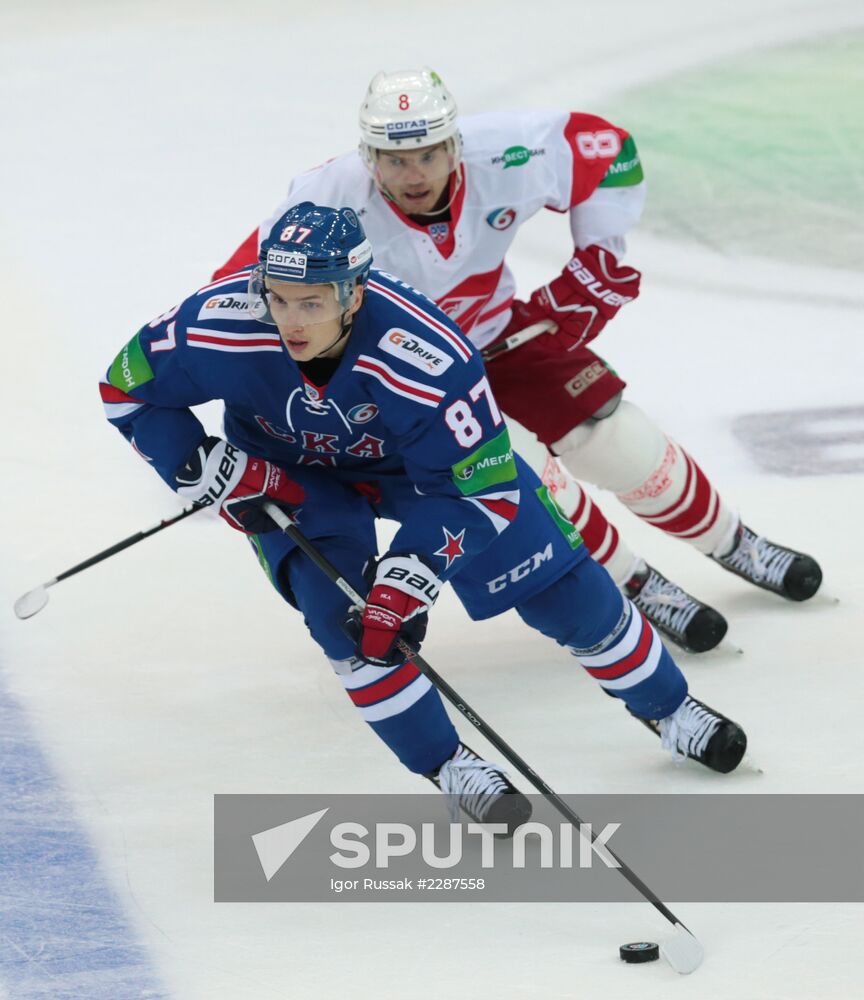 Kontinental Hockey League. SKA vs. Spartak