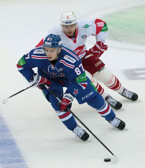 Kontinental Hockey League. SKA vs. Spartak