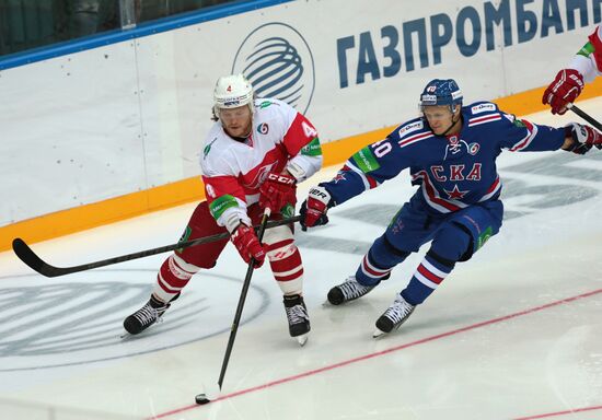 Kontinental Hockey League. SKA vs. Spartak