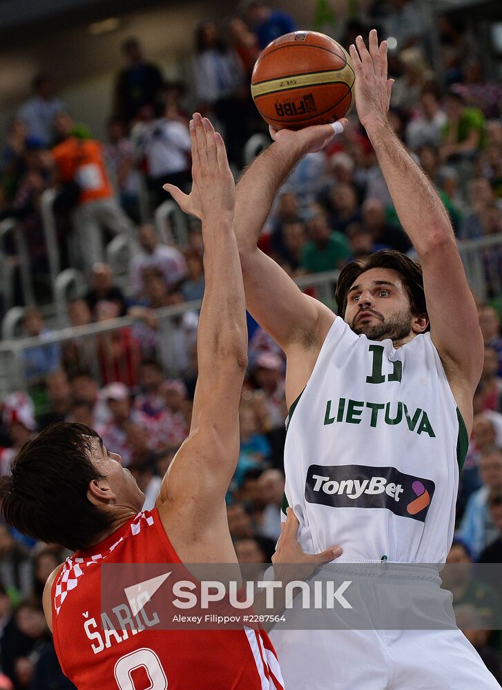 FIBA EuroBasket. Men. Lithuania vs. Croatia