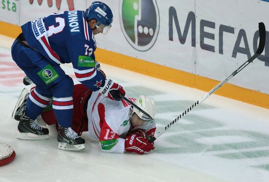 Kontinental Hockey League. SKA vs. Spartak